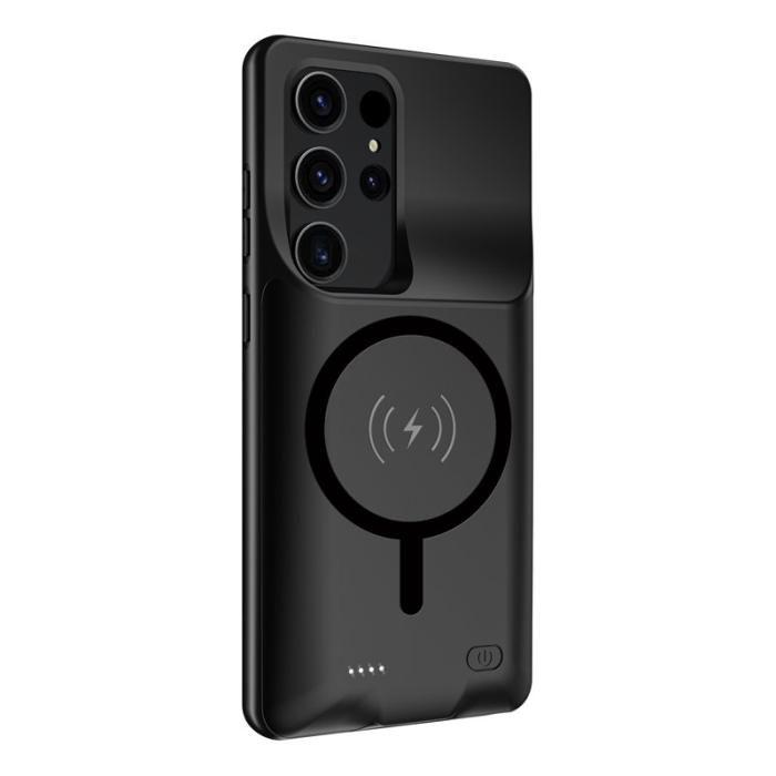 OEM - Mobilskal för Samsung Galaxy S26 Ultra Magnetiskt TPU 6000mAh - Svart