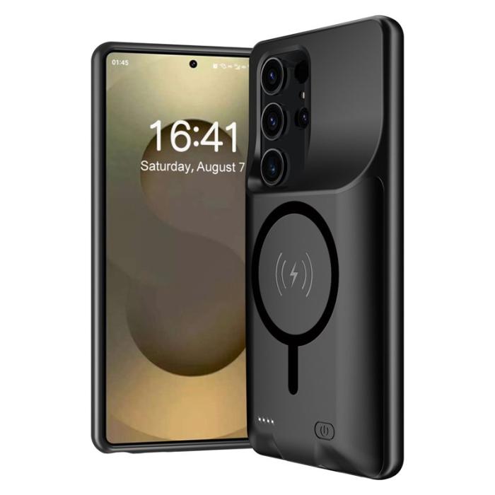OEM - Mobilskal för Samsung Galaxy S26 Ultra Magnetiskt TPU 6000mAh - Svart