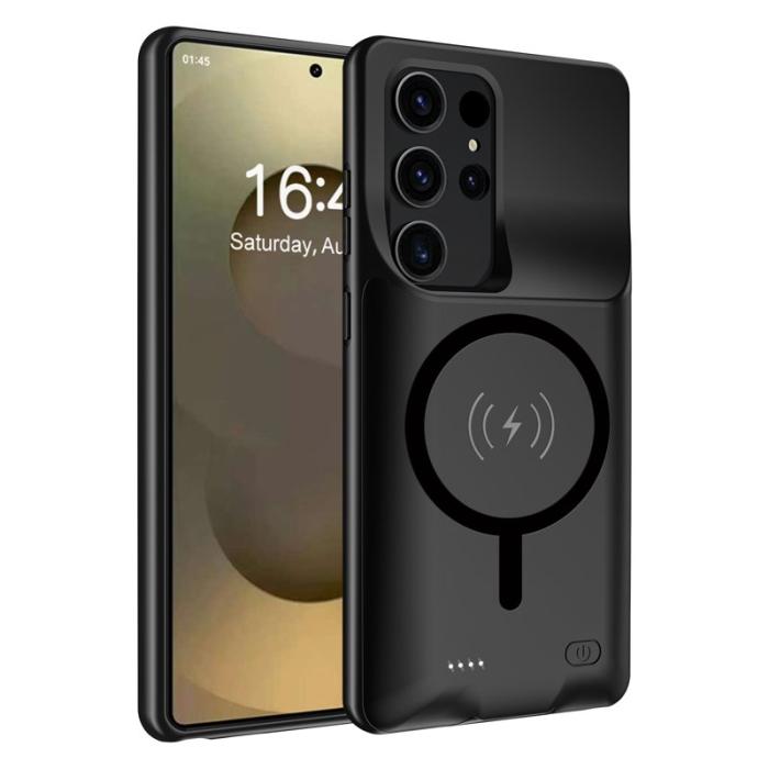 OEM - Mobilskal för Samsung Galaxy S26 Ultra Magnetiskt TPU 6000mAh - Svart