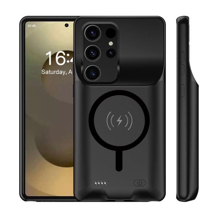 OEM - Mobilskal för Samsung Galaxy S26 Ultra Magnetiskt TPU 6000mAh - Svart