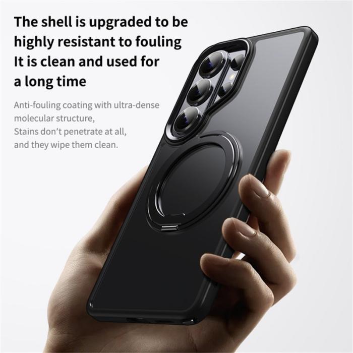 OEM - Mobilskal för Samsung Galaxy S26 Ultra Magnetiskt TPU + Akryl Kickstand - Orange