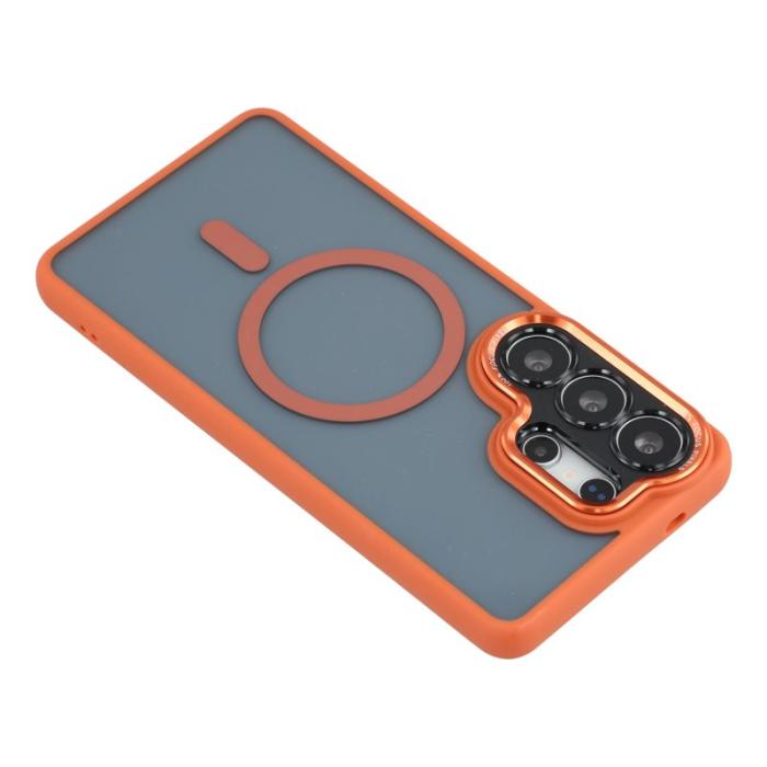 OEM - Mobilskal för Samsung Galaxy S26 Ultra Magnetiskt TPU + Akryl - Orange
