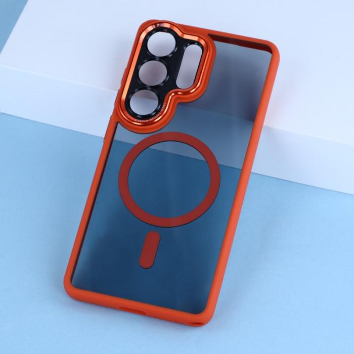 OEM - Mobilskal för Samsung Galaxy S26 Ultra Magnetiskt TPU + Akryl - Orange