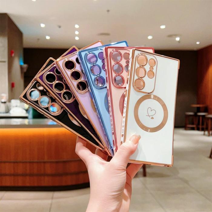 OEM - Mobilskal för Samsung Galaxy S26 Ultra Magnetiskt TPU - Elfenben Vit