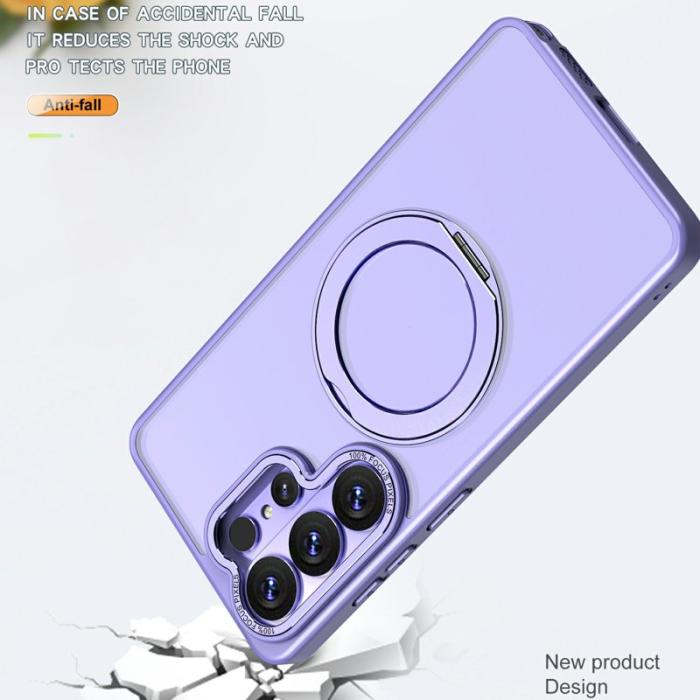 OEM - Mobilskal för Samsung Galaxy S26 Ultra Magnetiskt TPU + Kickstand - Ljuslila