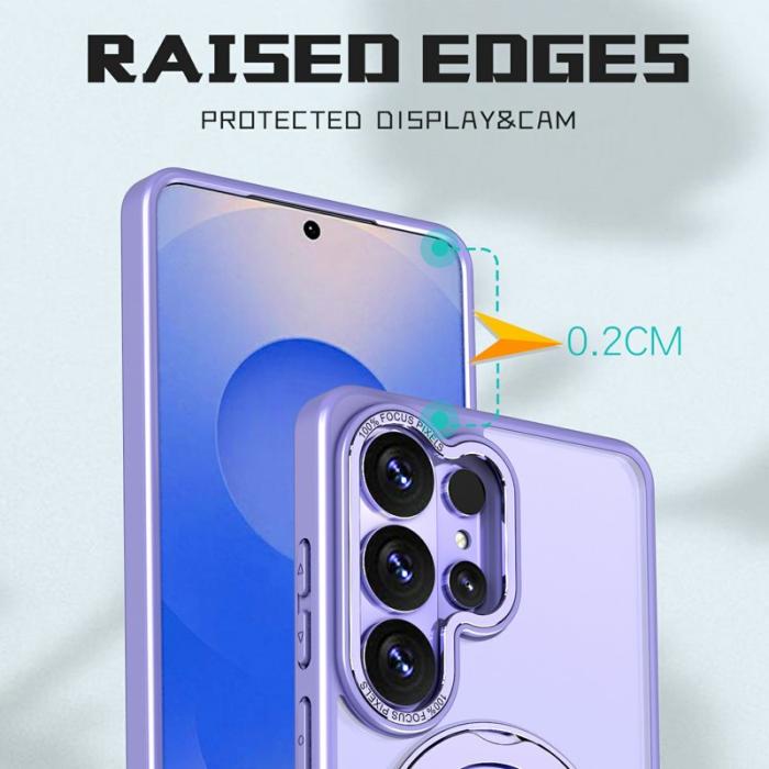 OEM - Mobilskal för Samsung Galaxy S26 Ultra Magnetiskt TPU + Kickstand - Ljuslila