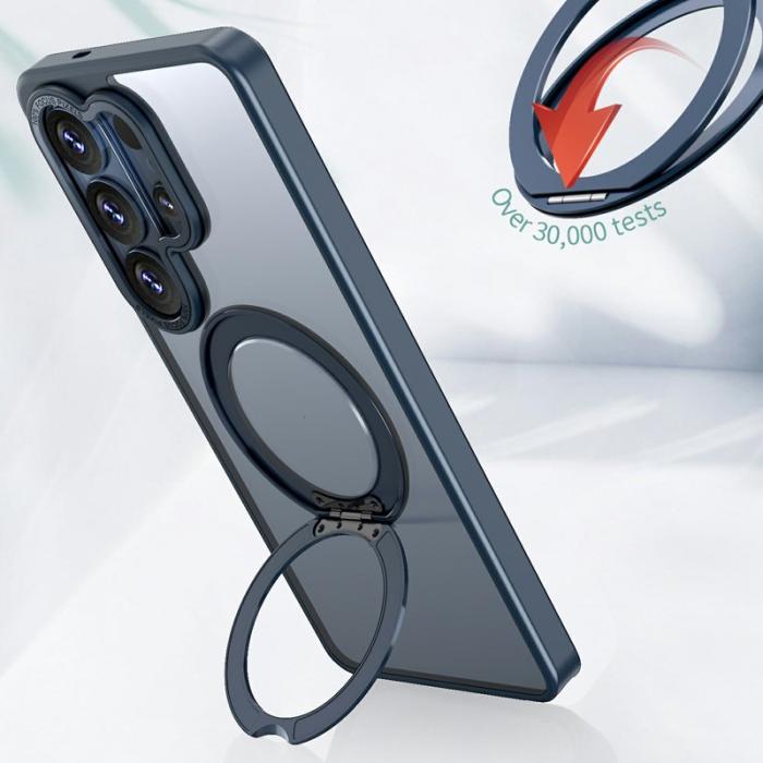 OEM - Mobilskal för Samsung Galaxy S26 Ultra Magnetiskt TPU + Kickstand - Marinblå