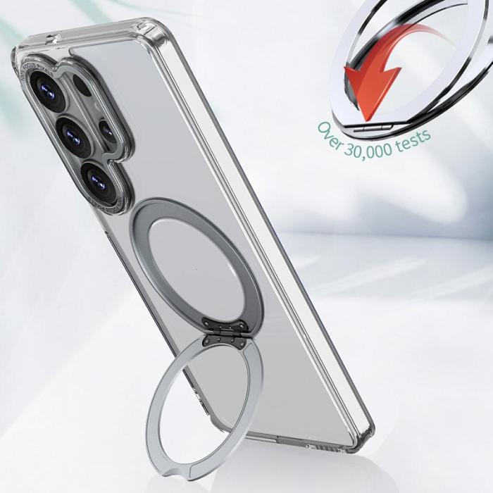 OEM - Mobilskal för Samsung Galaxy S26 Ultra Magnetiskt TPU + Kickstand - Transparent