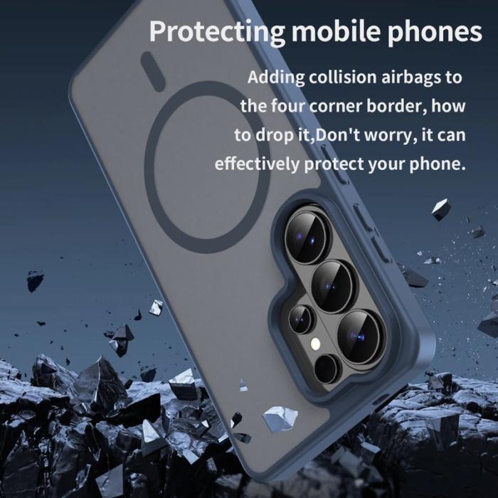 ABEEL - ABEEL Mobilskal för Samsung Galaxy S26 Ultra Magnetiskt TPU + PC - Blå