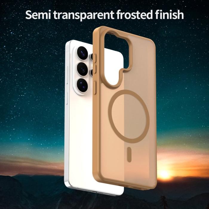 ABEEL - ABEEL Mobilskal för Samsung Galaxy S26 Ultra Magnetiskt TPU + PC - Guld