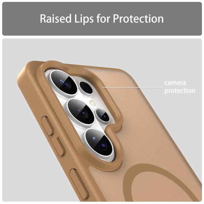 ABEEL - ABEEL Mobilskal för Samsung Galaxy S26 Ultra Magnetiskt TPU + PC - Guld