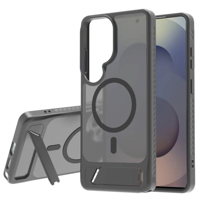 LeReach - LeReach Mobilskal för Samsung Galaxy S26 Ultra Magnetiskt Plast Kickstand - Grå