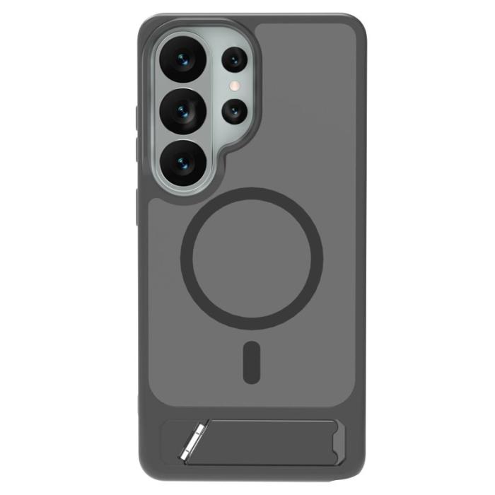 LeReach - LeReach Mobilskal för Samsung Galaxy S26 Ultra Magnetiskt Plast Kickstand - Grå