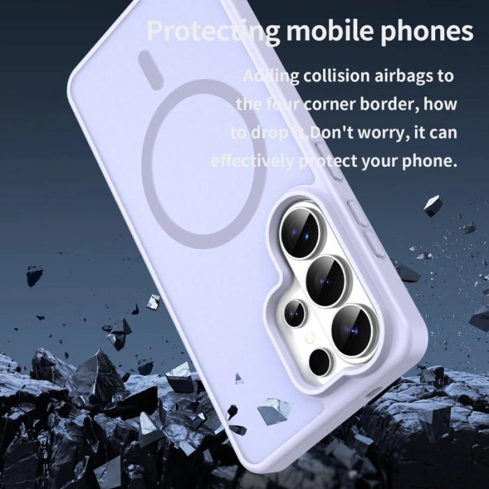 OEM - Mobilskal för Samsung Galaxy S26 Ultra Magnetiskt TPU + PC - Ljuslila