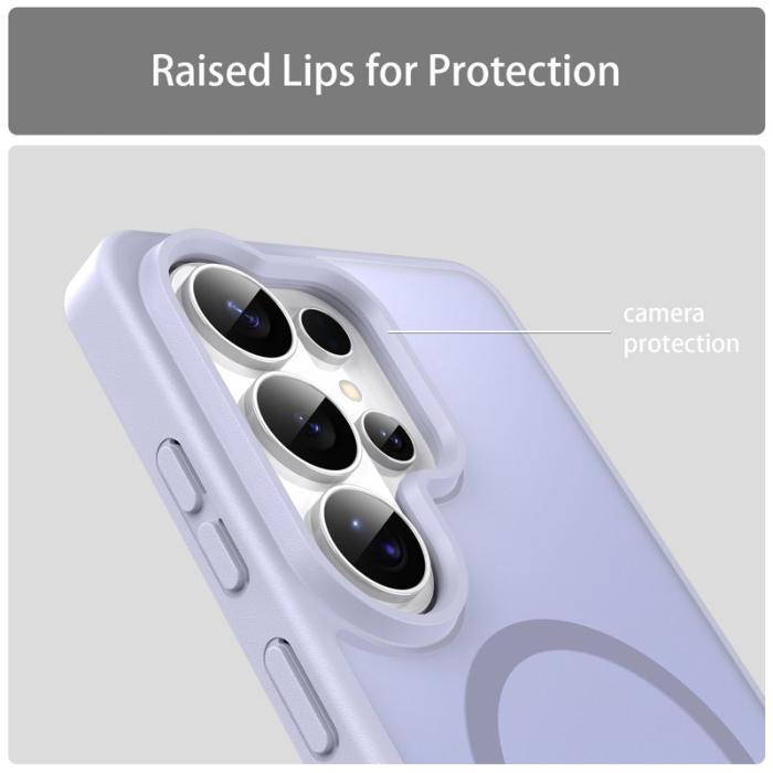 OEM - Mobilskal för Samsung Galaxy S26 Ultra Magnetiskt TPU + PC - Ljuslila