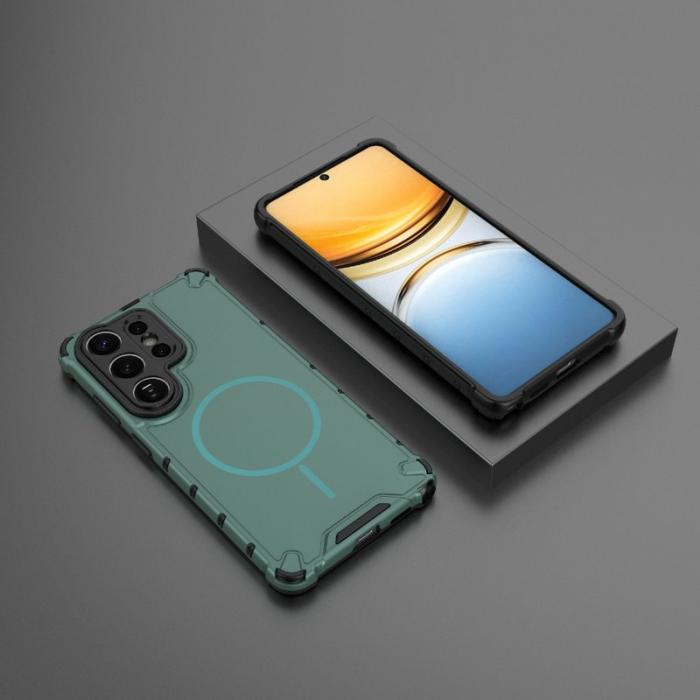 OEM - Mobilskal för Samsung Galaxy S26 Ultra Magnetiskt TPU + PC - Mörkgrön