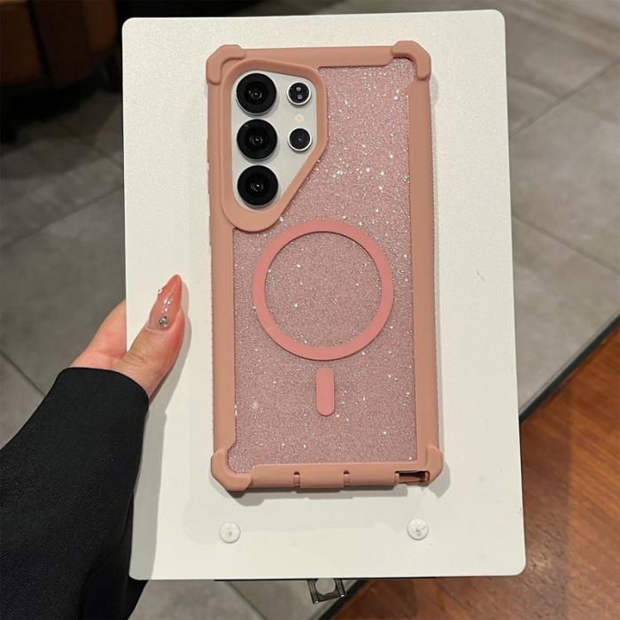 OEM - Mobilskal för Samsung Galaxy S26 Ultra Magnetiskt TPU + PC - Roséguld