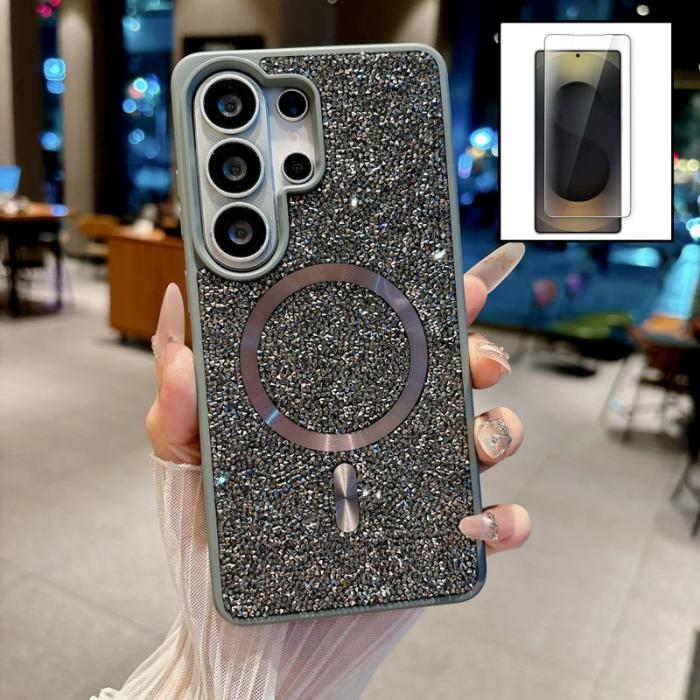 OEM - Mobilskal för Samsung Galaxy S26 Ultra Magnetiskt TPU PC Shockproof - Grå