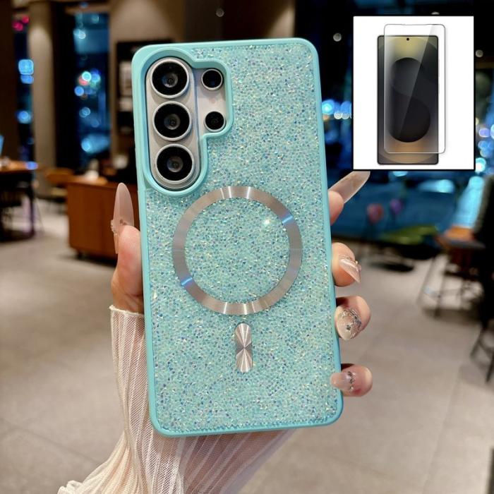 OEM - Mobilskal för Samsung Galaxy S26 Ultra Magnetiskt TPU PC Shockproof - Ljusblå