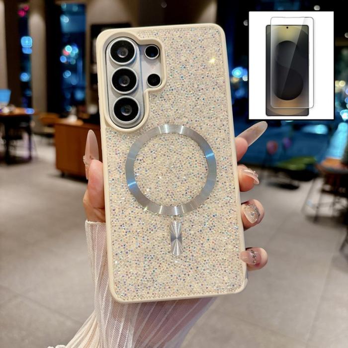 OEM - Mobilskal för Samsung Galaxy S26 Ultra Magnetiskt TPU PC Shockproof - Ljusgul