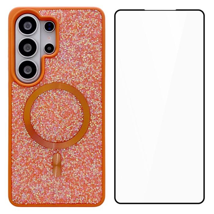 OEM - Mobilskal för Samsung Galaxy S26 Ultra Magnetiskt TPU PC Shockproof - Orange