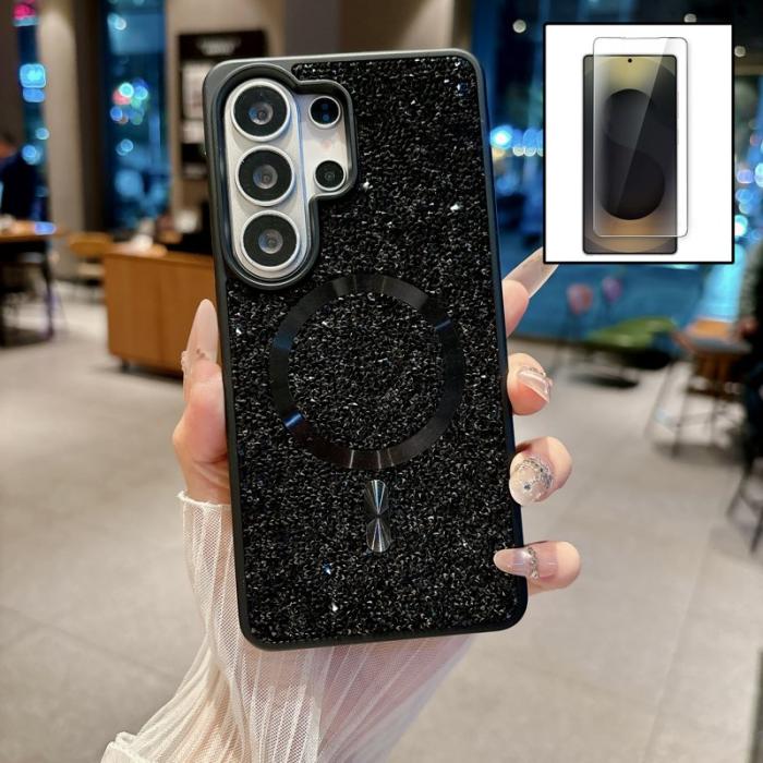 OEM - Mobilskal för Samsung Galaxy S26 Ultra Magnetiskt TPU PC Shockproof - Svart