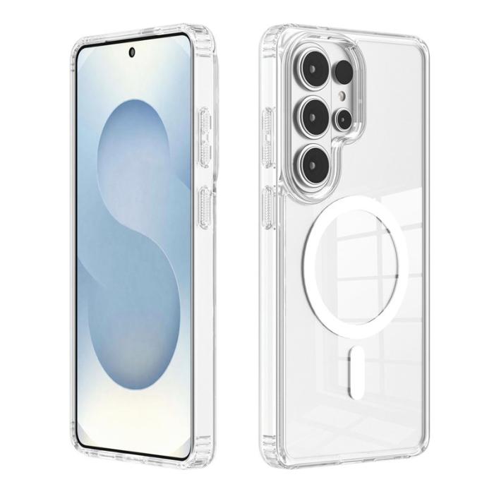 OEM - Mobilskal för Samsung Galaxy S26 Ultra Magnetiskt TPU PC Shockproof Transparent