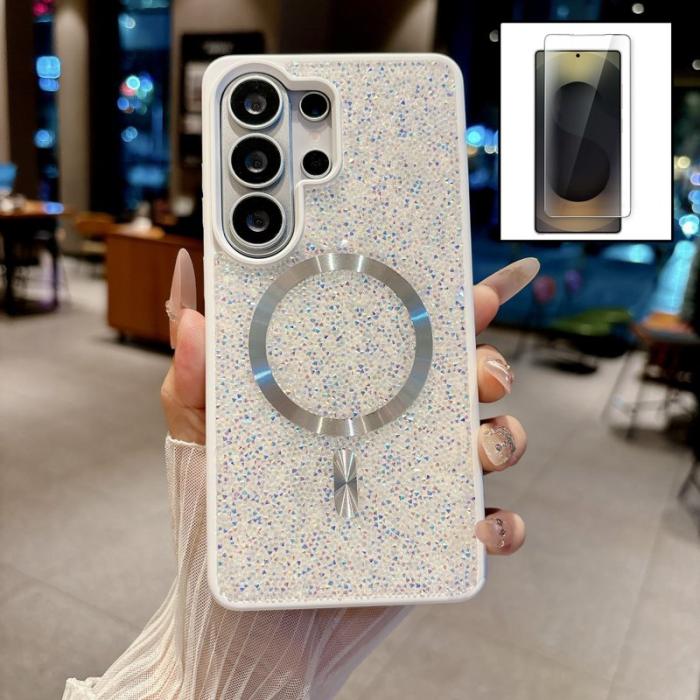 OEM - Mobilskal för Samsung Galaxy S26 Ultra Magnetiskt TPU PC Shockproof - Vit