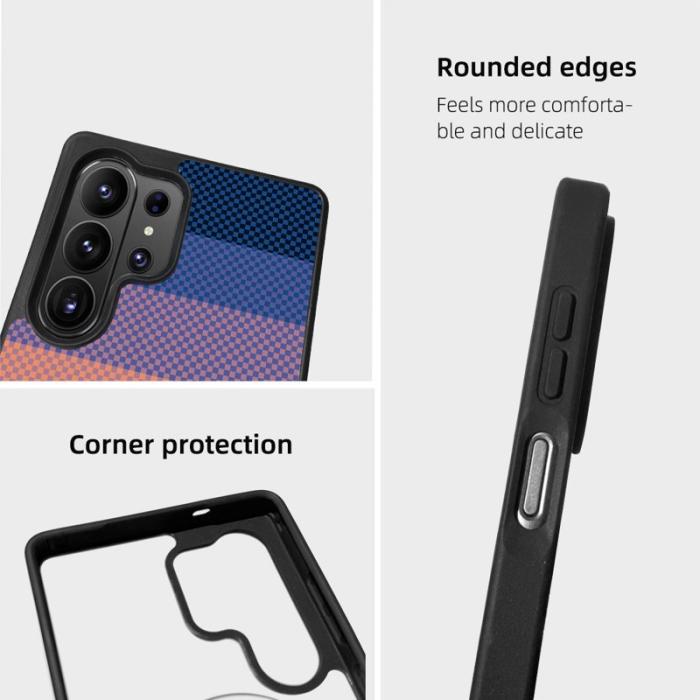 EYCASE - EYCASE Mobilskal för Samsung Galaxy S26 Ultra Magnetiskt TPU - Sunset Glow