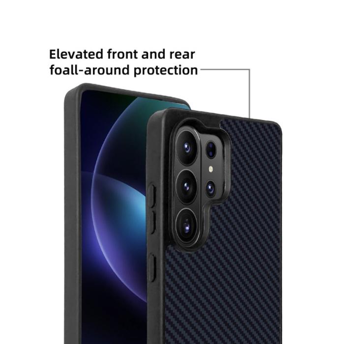 EYCASE - EYCASE Mobilskal för Samsung Galaxy S26 Ultra Magnetiskt TPU - Svart Grå