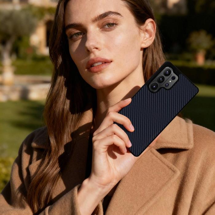 EYCASE - EYCASE Mobilskal för Samsung Galaxy S26 Ultra Magnetiskt TPU - Svart Grå