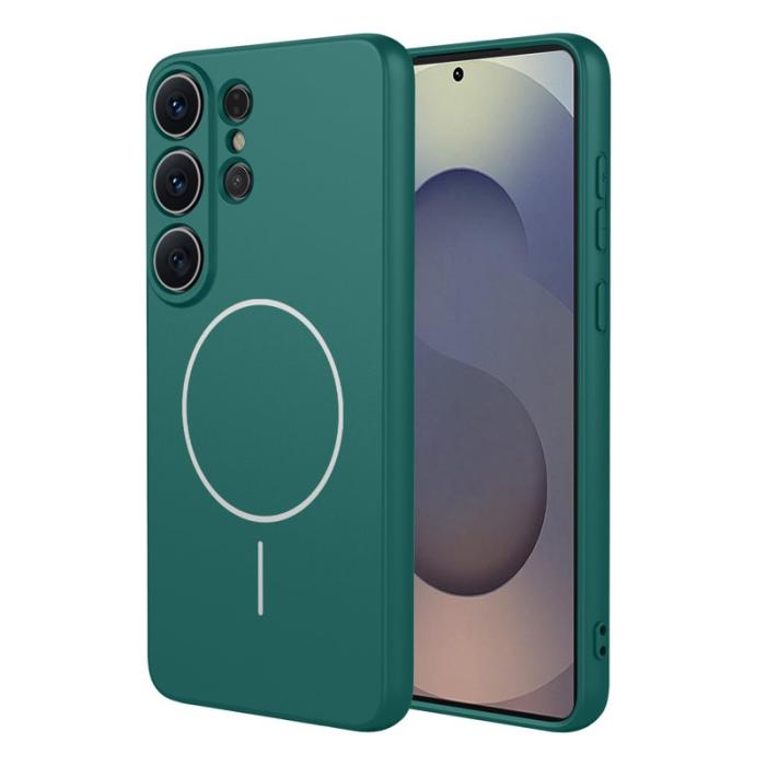 OEM - Mobilskal för Samsung Galaxy S26 Ultra Magnetiskt TPU - Svartgrön