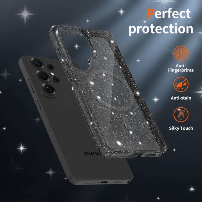 OEM - Mobilskal för Samsung Galaxy S26 Ultra Magnetiskt TPU - Transparent Svart