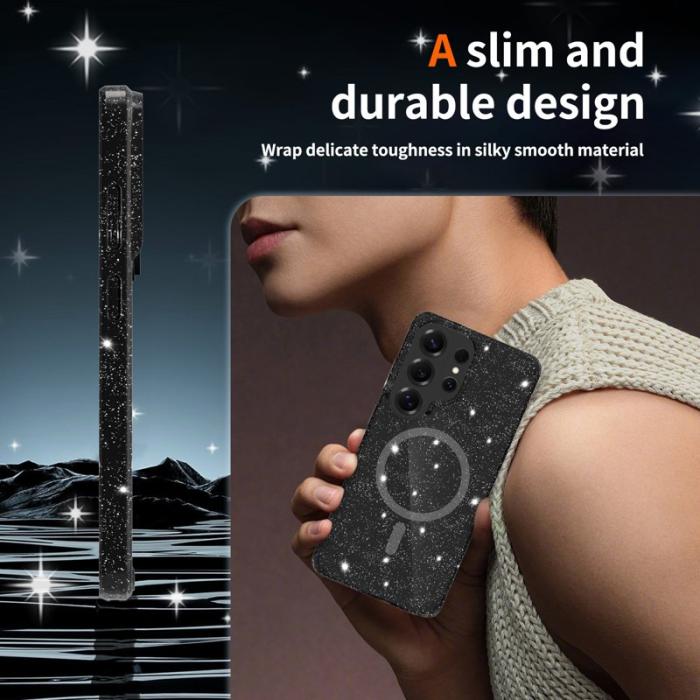 OEM - Mobilskal för Samsung Galaxy S26 Ultra Magnetiskt TPU - Transparent Svart