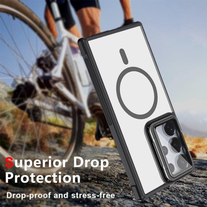 OEM - Mobilskal för Samsung Galaxy S26 Ultra Magnetiskt Transparent - Svart