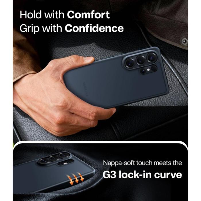 Torras - Torras Mobilskal för Samsung Galaxy S26 Ultra Matt PC + TPU - Svart