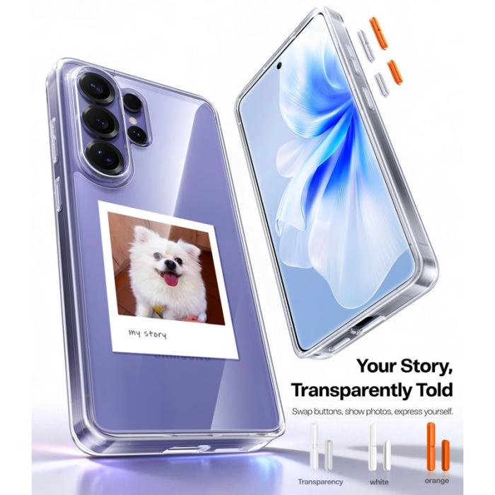 Torras - Torras Mobilskal för Samsung Galaxy S26 Ultra Matt PC + TPU - Transparent