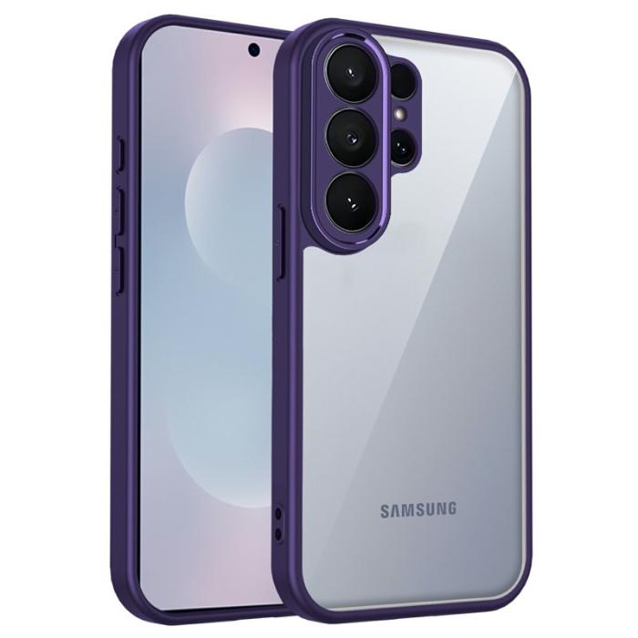 OEM - Mobilskal för Samsung Galaxy S26 Ultra Matt Skinnkänsla PC + TPU - Lila