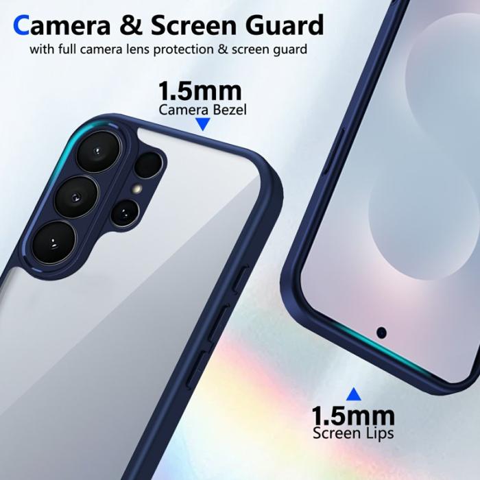 OEM - Mobilskal för Samsung Galaxy S26 Ultra Matt yta PC + TPU - Blå