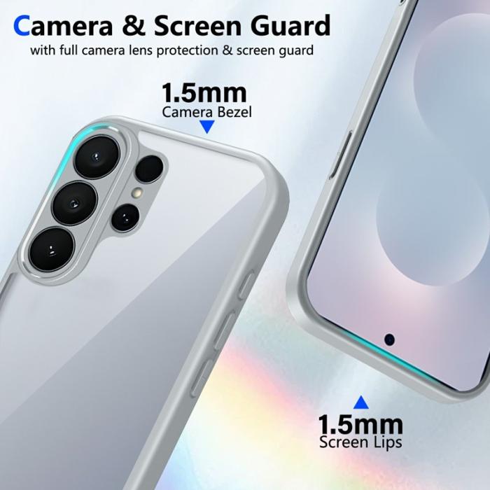 OEM - Mobilskal för Samsung Galaxy S26 Ultra Matt yta PC + TPU - Grå