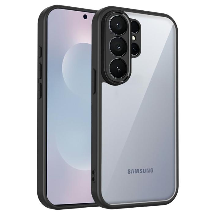 OEM - Mobilskal för Samsung Galaxy S26 Ultra Matt yta PC + TPU - Svart