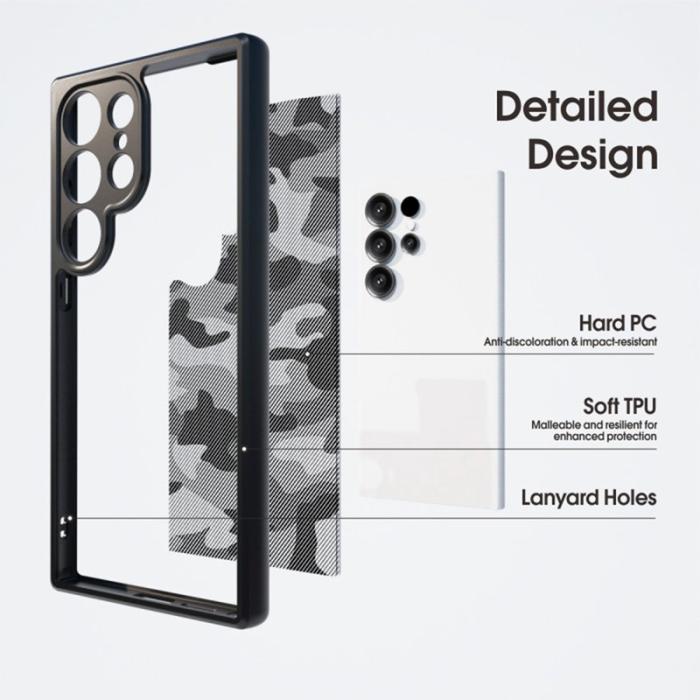 IBMRS - IBMRS Mobilskal för Samsung Galaxy S26 Ultra Mjuk TPU Hård PC - Kamouflage