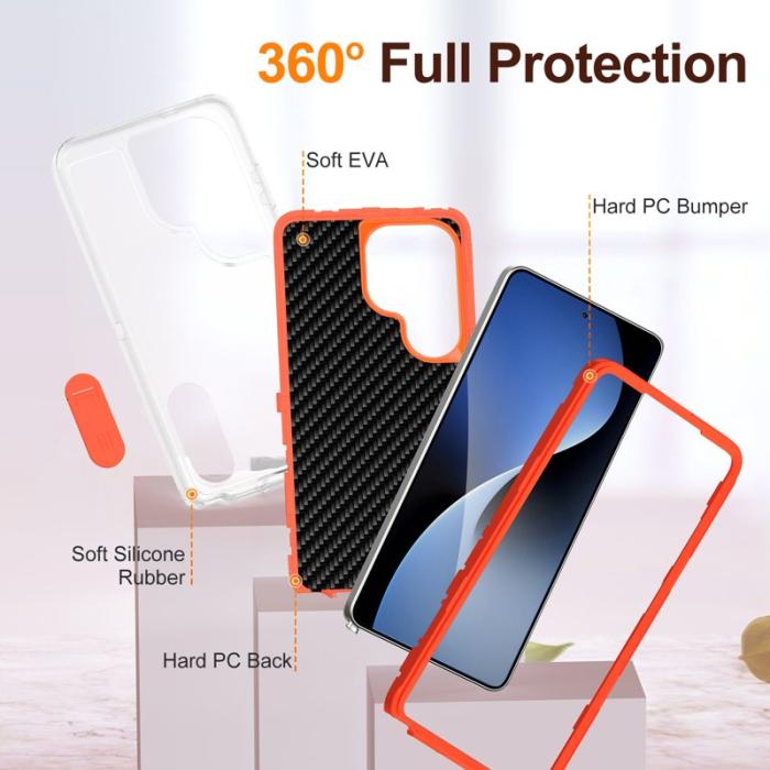 OEM - Mobilskal för Samsung Galaxy S26 Ultra PC + Silikon Anti-Drop Kickstand