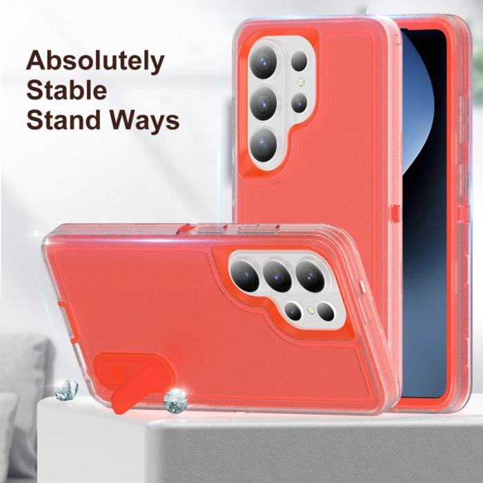 OEM - Mobilskal för Samsung Galaxy S26 Ultra PC + Silikon Anti-Drop Kickstand