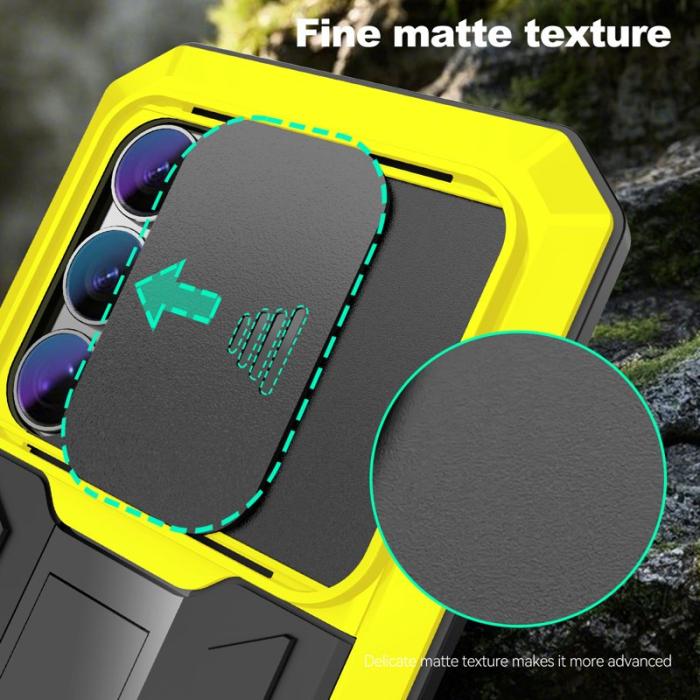 R-JUST - R-JUST Mobilskal för Samsung Galaxy S26 Ultra PC + Silikon - Gul