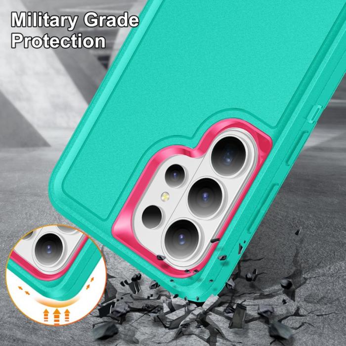 OEM - Mobilskal för Samsung Galaxy S26 Ultra PC + Silikon Kickstand - Cyan