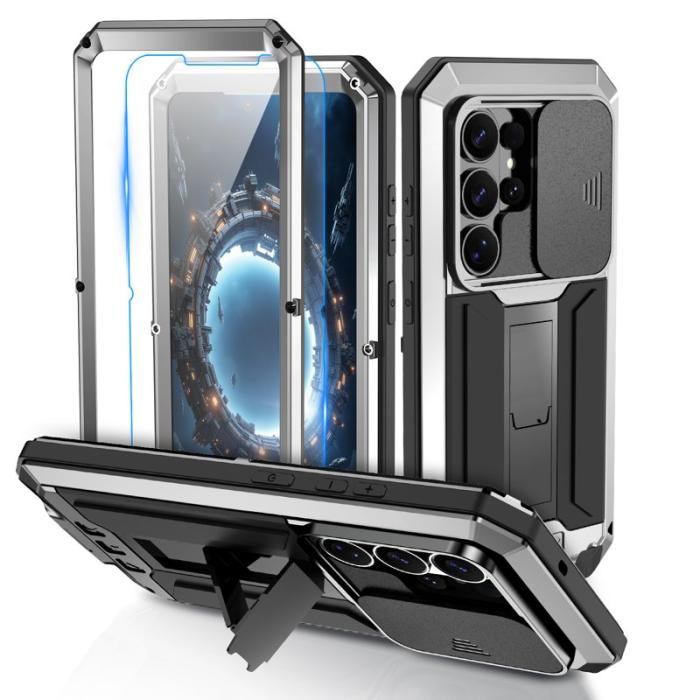 R-JUST - R-JUST Mobilskal för Samsung Galaxy S26 Ultra PC + Silikon - Silver