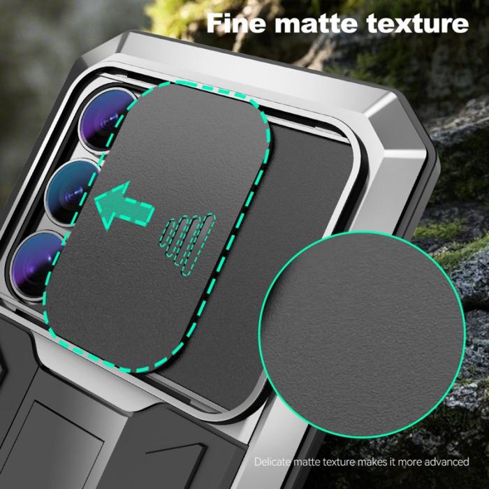 R-JUST - R-JUST Mobilskal för Samsung Galaxy S26 Ultra PC + Silikon - Silver