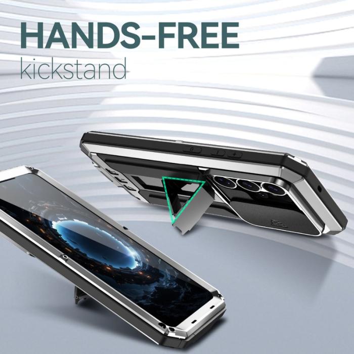 R-JUST - R-JUST Mobilskal för Samsung Galaxy S26 Ultra PC + Silikon - Silver