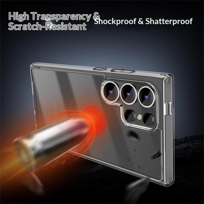 X-Level - X-Level Mobilskal för Samsung Galaxy S26 Ultra PC + TPU Anti Drop - Transparent